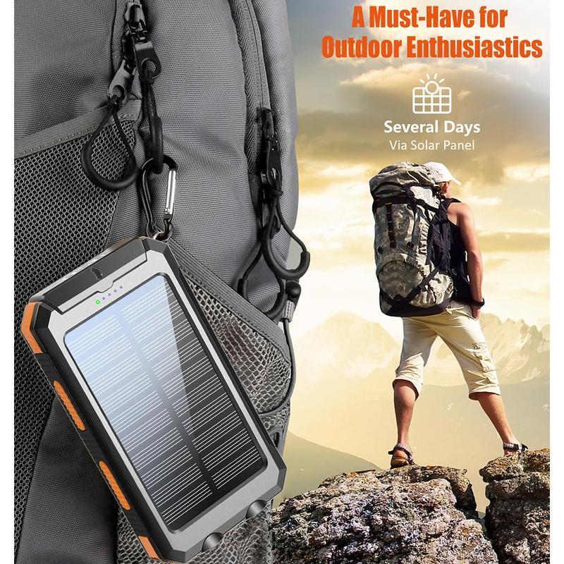 Solar Power 8000mAh Portable Battery Power bank