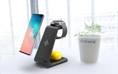 3 In 1 Wireless Fast Charging Station