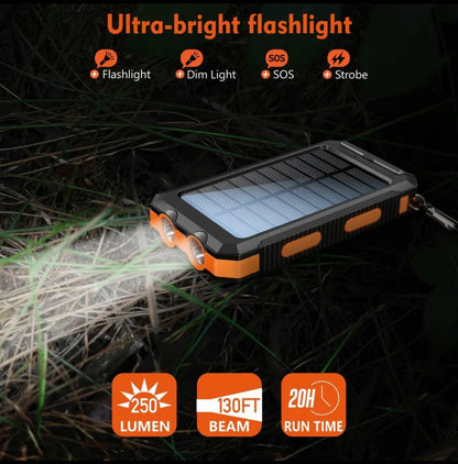 Solar Power 8000mAh Portable Battery Power bank