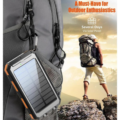 Solar Power 8000mAh Portable Battery Power bank