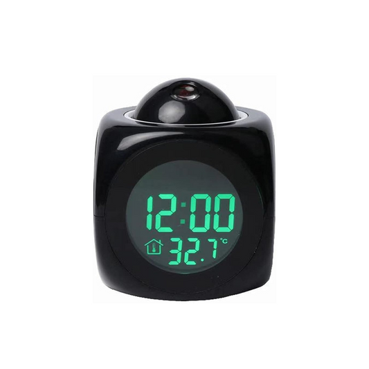 Voice Talking LED Projection Alarm Clock