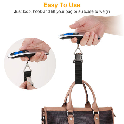 Portable Hanging Digital Luggage Scale 50kg