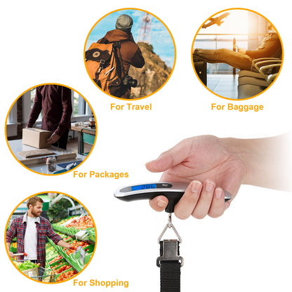 Portable Hanging Digital Luggage Scale 50kg